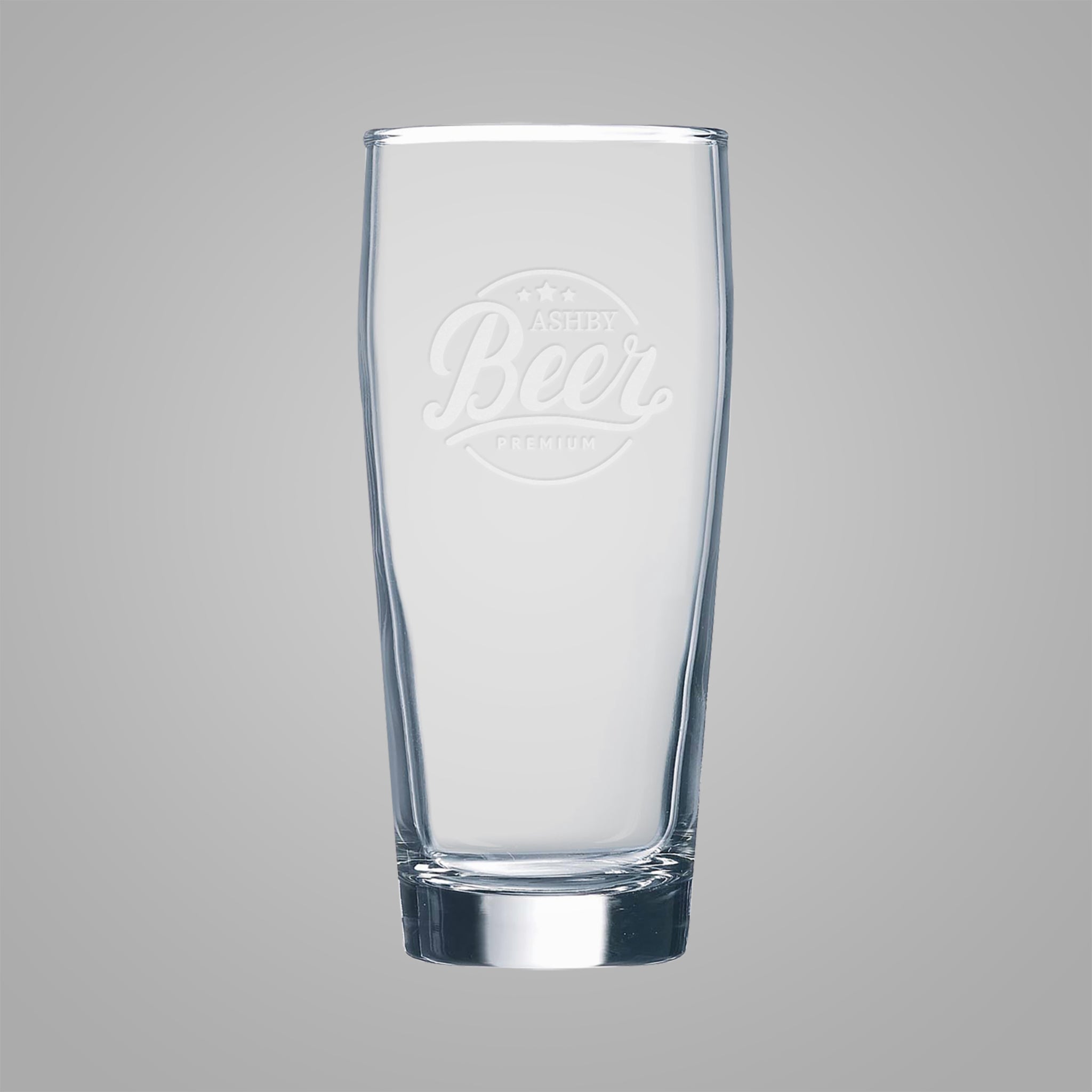 Personalized 16 Oz Willi Becher Glass Etchified