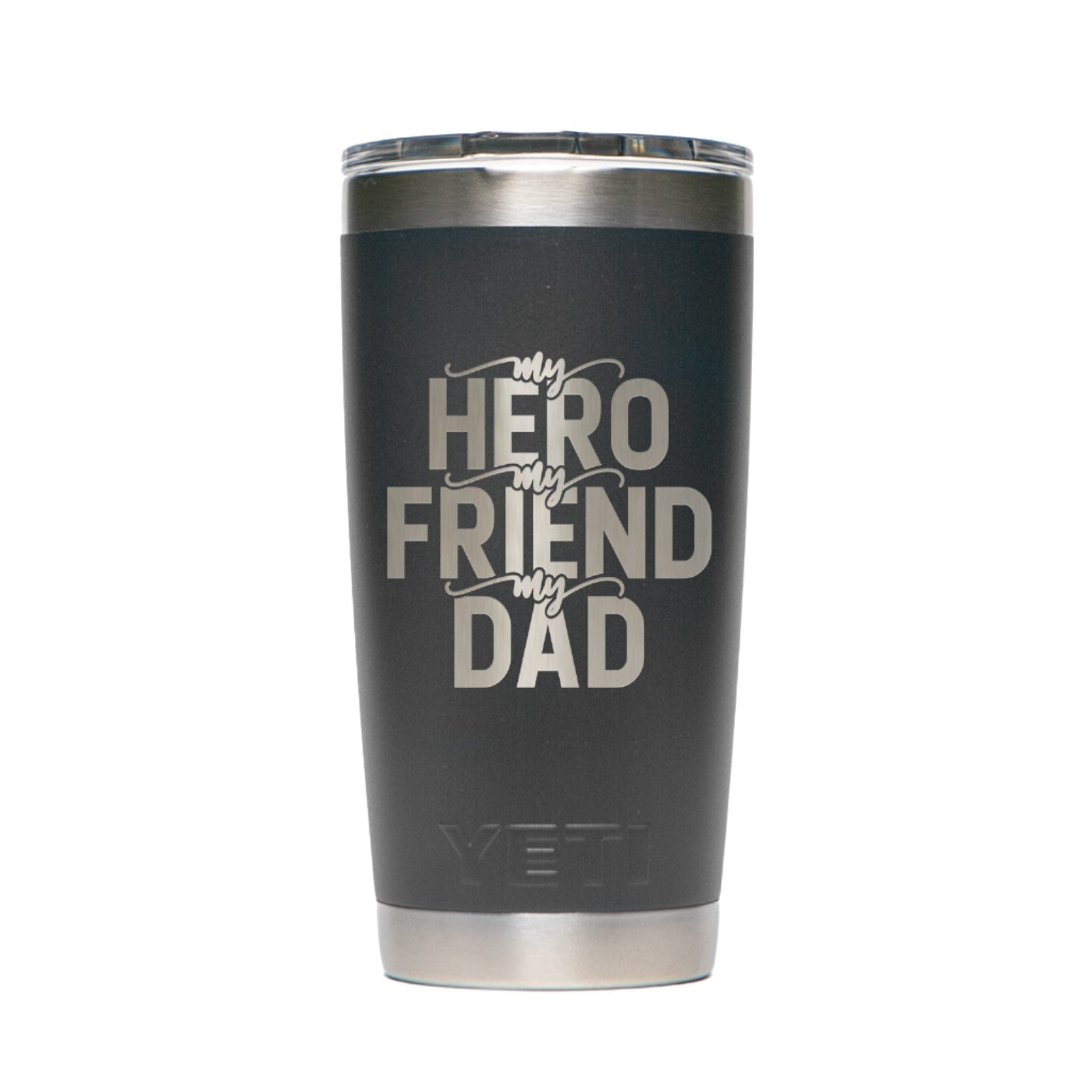 Yeti Rambler Tumbler 20oz Black Engraved Custom Mothers deals Fathers Day Groom Wedding Birthday Gift