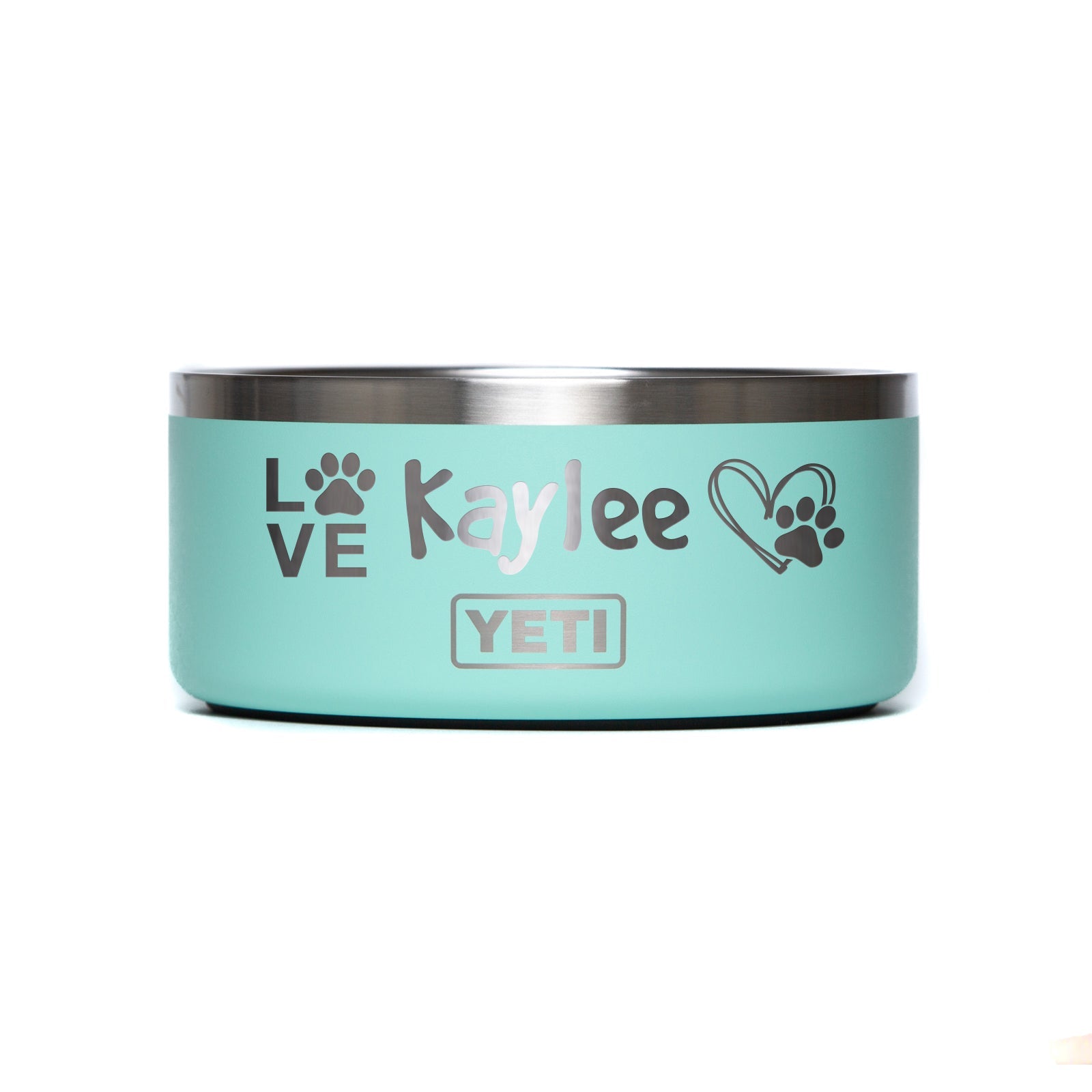 Custom Yeti Dog Bowl Decal Name Sticker Boomer Stickers Pet Decals
