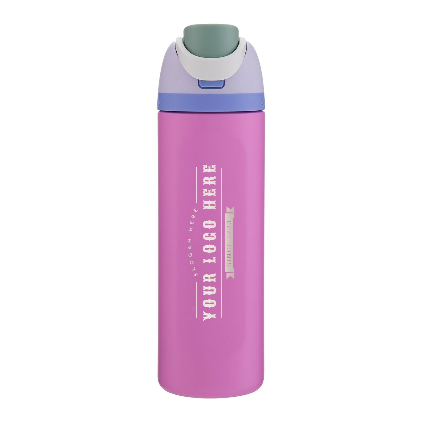 Custom Owala® 24oz FreeSip Insulated Water Bottle with Straw (24 piece Minimum) - Etchified - Owala® - 78871