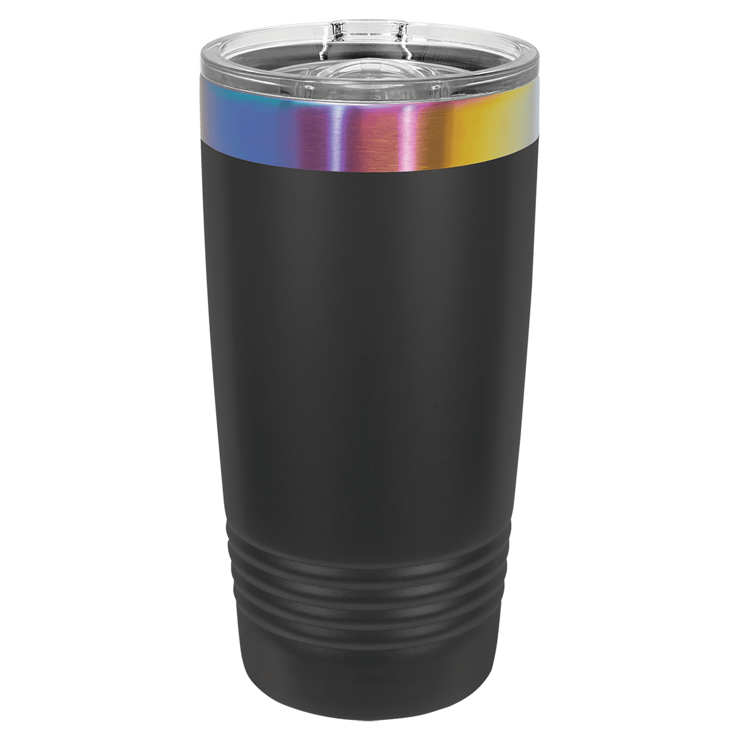 Custom Polar Camel® 20 oz Prismatic Effect ION - Plated Tumbler with Slider Lid - Etchified - Polar Camel - LTM7295