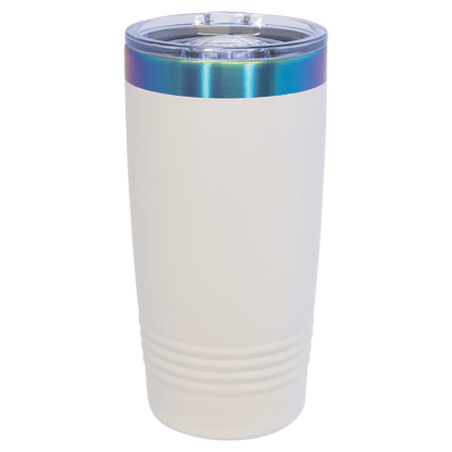 Custom Polar Camel® 20 oz Prismatic Effect ION - Plated Tumbler with Slider Lid - Etchified - Polar Camel - LTM7295