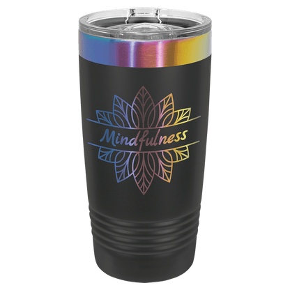 Custom Polar Camel® 20 oz Prismatic Effect ION - Plated Tumbler with Slider Lid - Etchified - Polar Camel - LTM7295