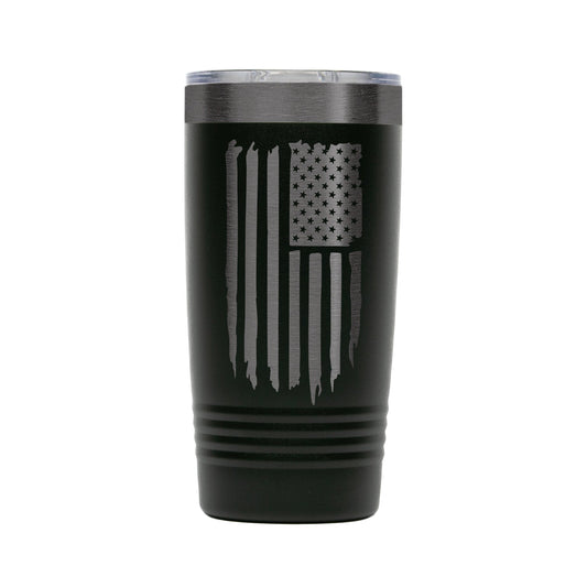 Custom Polar Camel® 20oz Ghost Black ION - Plated Tumbler with Slider Lid - Etchified - Polar Camel - LTM7280