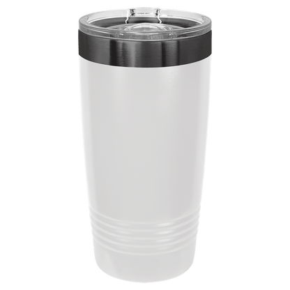 Custom Polar Camel® 20oz Ghost Black ION - Plated Tumbler with Slider Lid - Etchified - Polar Camel - LTM7281