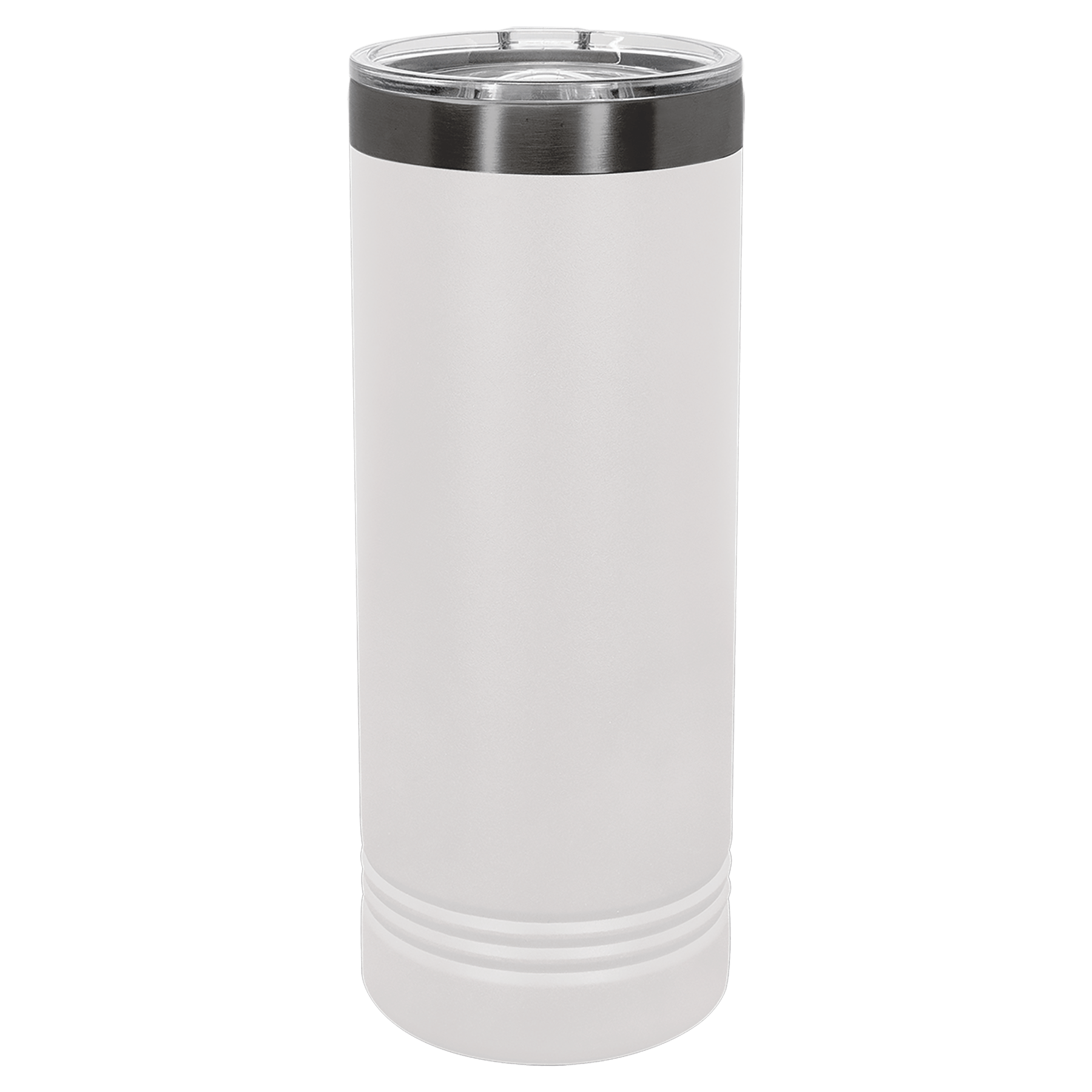 Custom Polar Camel® 22 oz. Ghost Black ION - Plated Skinny Tumbler with Slider Lid - Etchified - Polar Camel - LTM7030