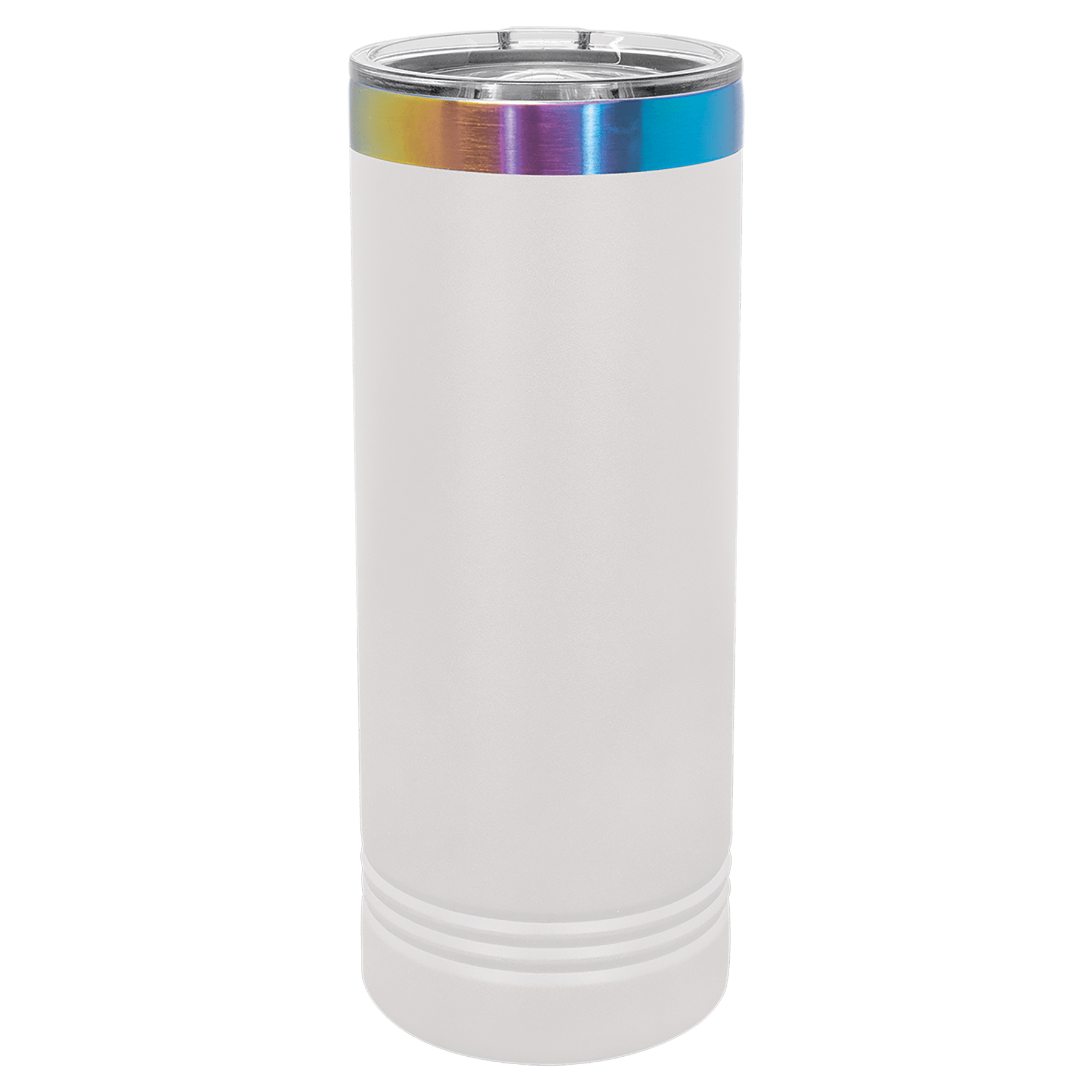 Custom Polar Camel® 22 oz. Prismatic Effect ION - Plated Skinny Tumbler with Slider Lid - Etchified - Polar Camel - LTM7066