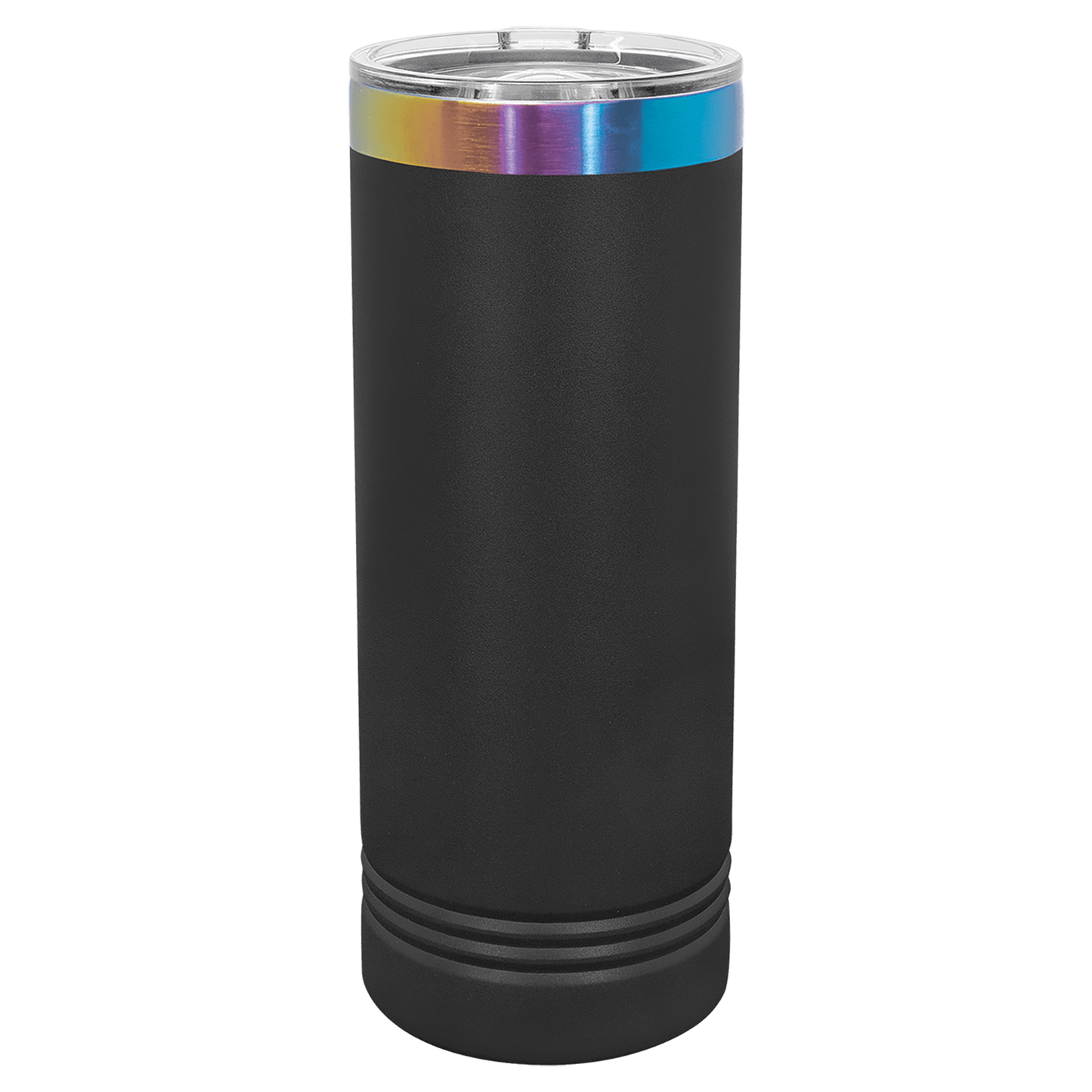 Custom Polar Camel® 22 oz. Prismatic Effect ION - Plated Skinny Tumbler with Slider Lid - Etchified - Polar Camel - LTM7066