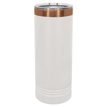 Custom Polar Camel® 22 oz. Rose Gold ION - Plated Skinny Tumbler with Slider Lid - Etchified - Polar Camel - LTM7050