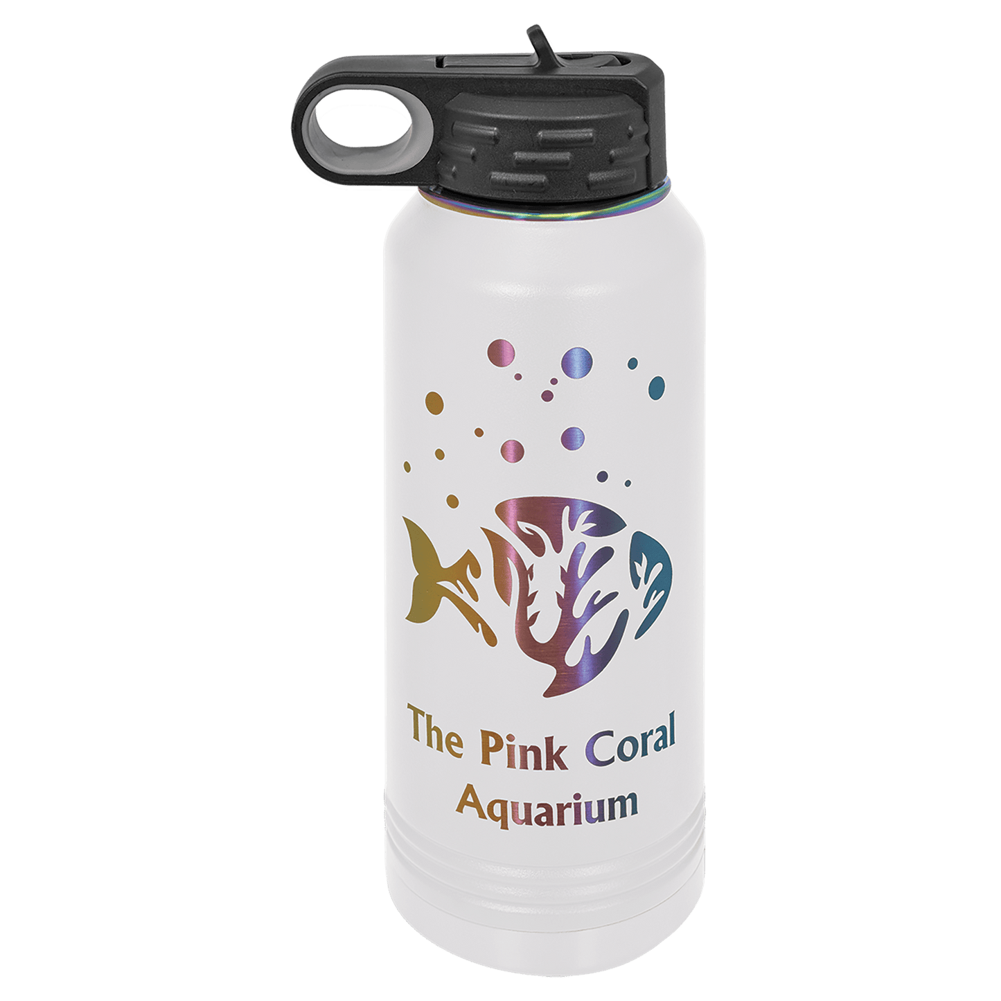 Custom Polar Camel® 32oz Prismatic Effect ION - Plated Water Bottle - Etchified - Polar Camel - LWB250