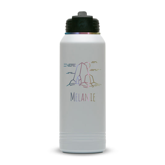 Custom Polar Camel® 32oz Prismatic Effect ION - Plated Water Bottle - Etchified - Polar Camel - LWB251