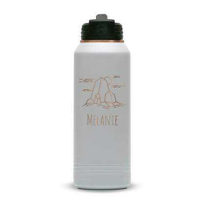 Custom Polar Camel® 32oz Rose Gold ION - Plated Water Bottle - Etchified - Polar Camel - LWB241