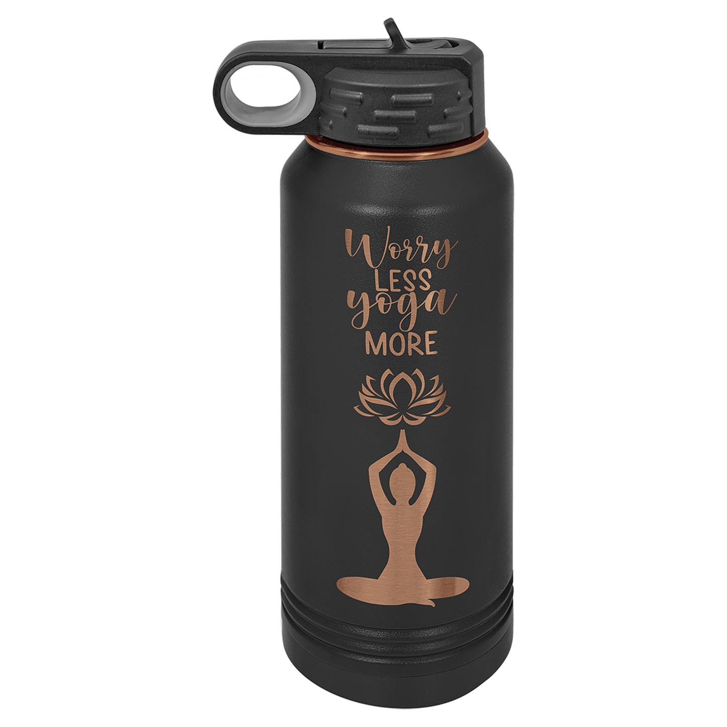 Custom Polar Camel® 32oz Rose Gold ION - Plated Water Bottle - Etchified - Polar Camel - LWB241