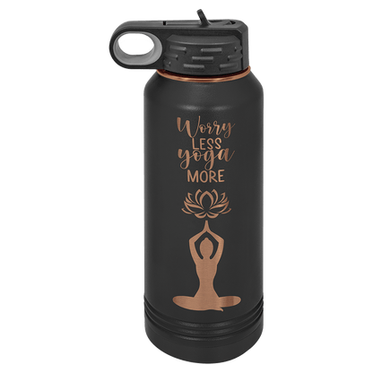 Custom Polar Camel® 32oz Rose Gold ION - Plated Water Bottle - Etchified - Polar Camel - LWB241