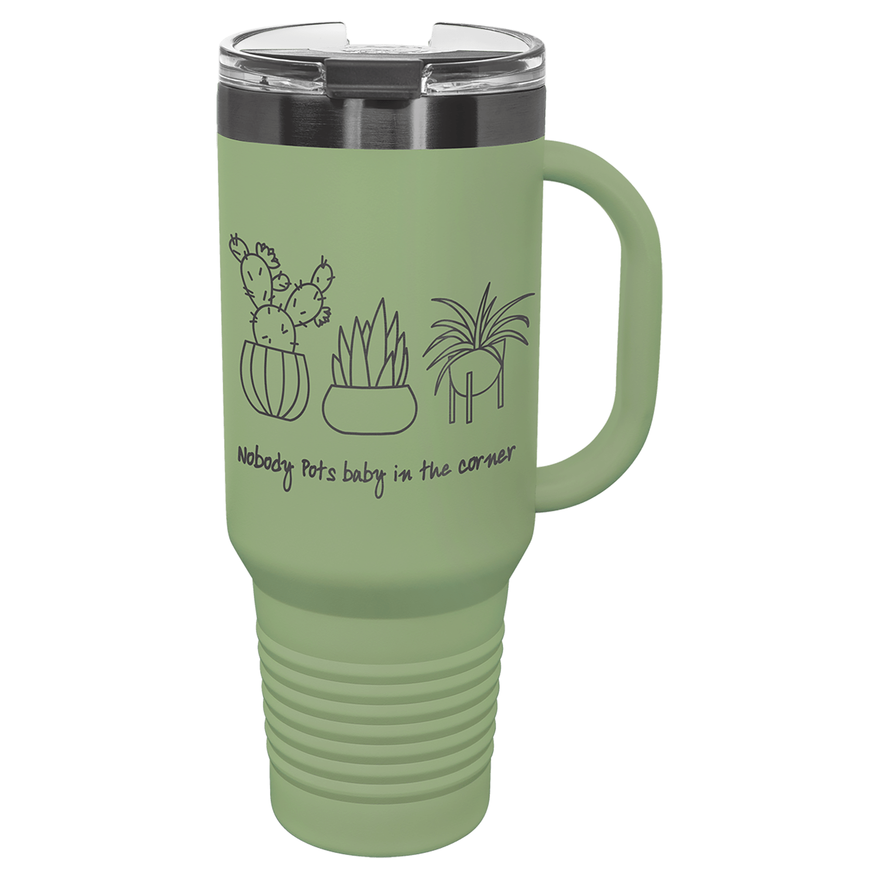 LIMITED EDITION 2025 - Polar Camel® 40 oz. Pastel Ghost Black ION - Plated Travel Mug with Handle & Straw - Etchified - Polar Camel - LTM7434