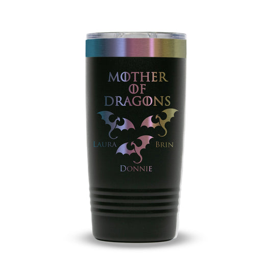 Mother of Dragons Polar Camel® 20 oz Prismatic ION - Plated Tumbler with Slider Lid - Etchified - Polar Camel - LTM7295