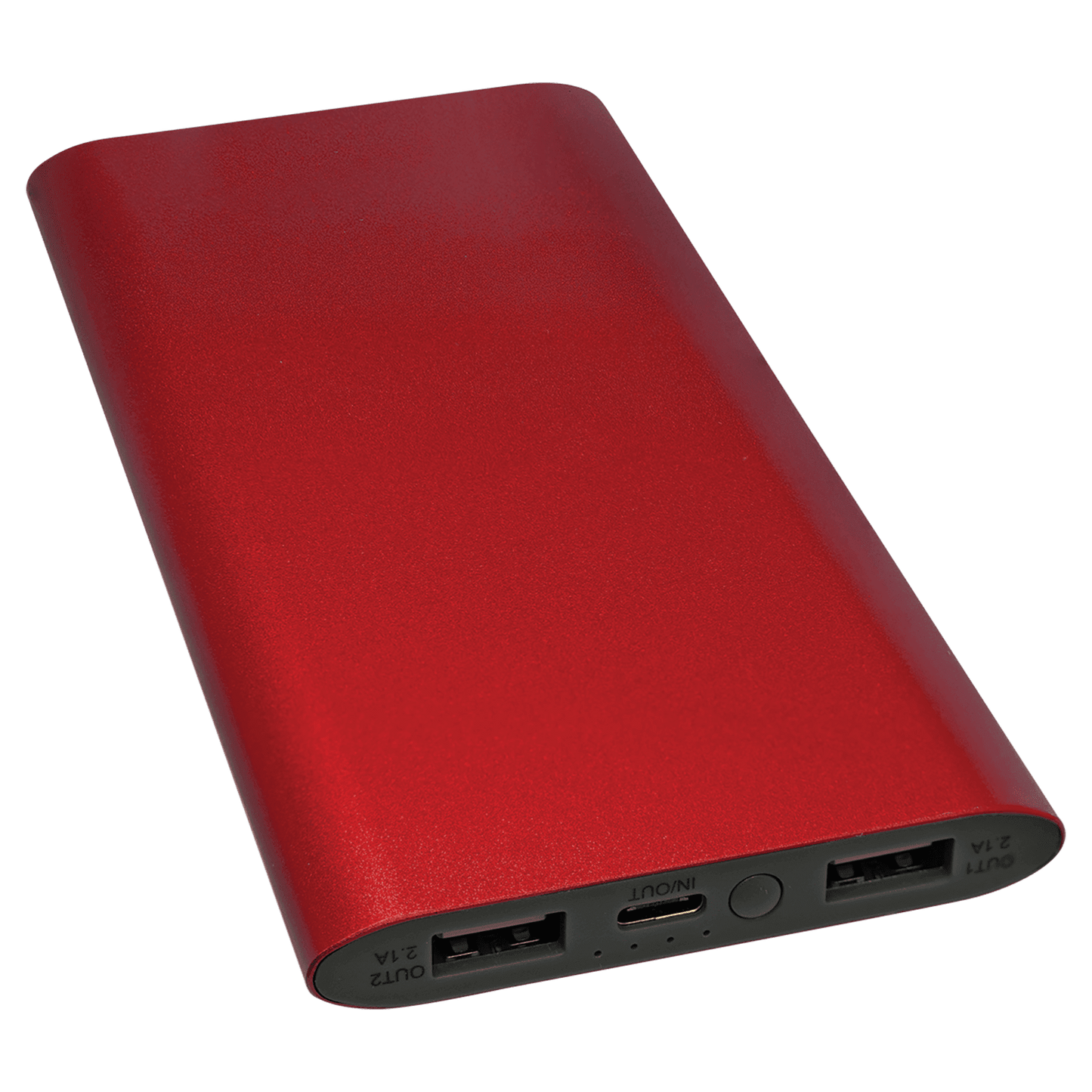 Personalized 8000mAh Power Bank & Wireless Charger with USB - C Cord - Etchified - Etchified - PWR803C