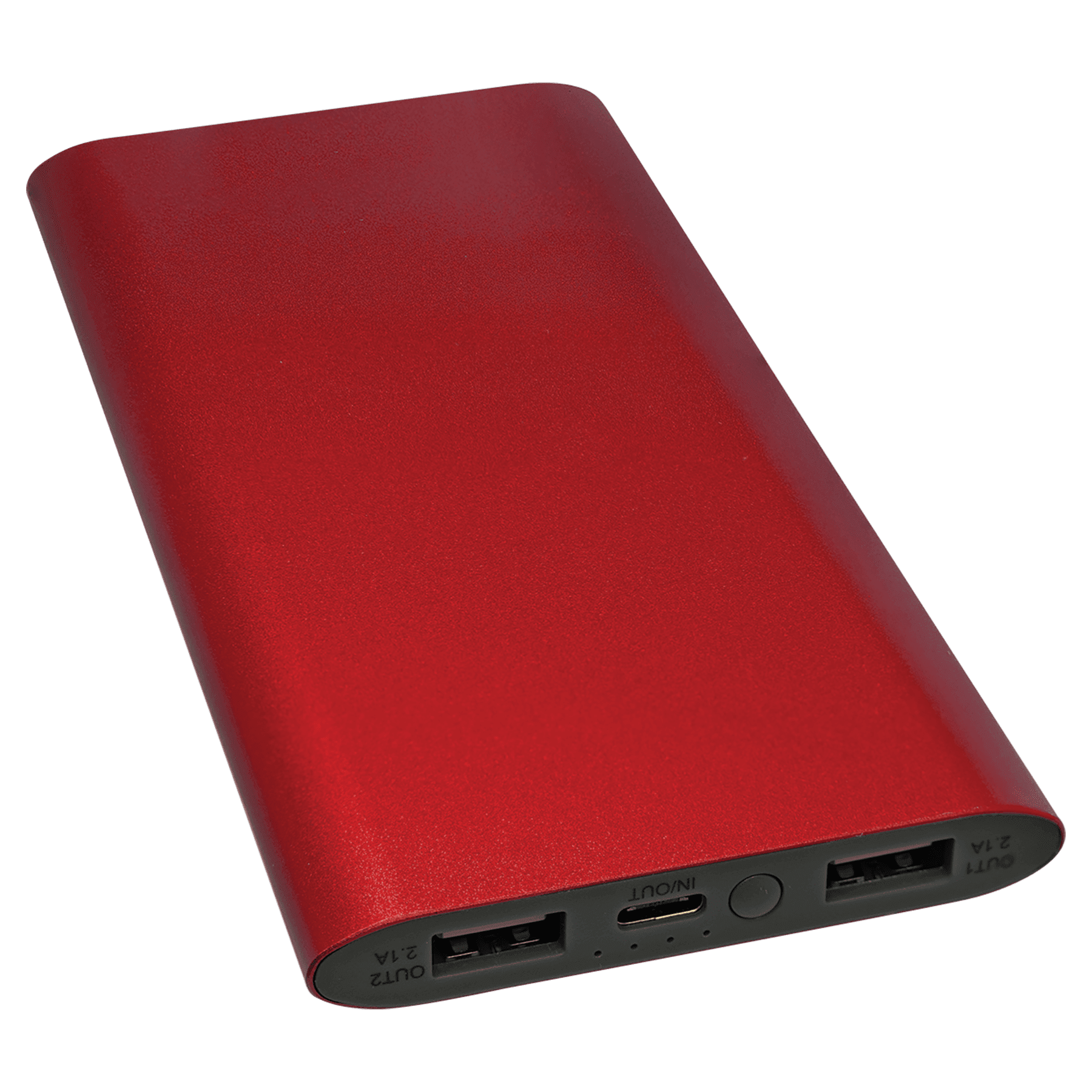 Personalized 8000mAh Power Bank & Wireless Charger with USB - C Cord - Etchified - Etchified - PWR803C