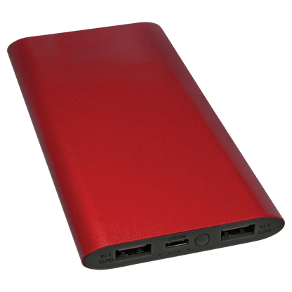 Personalized 8000mAh Power Bank & Wireless Charger with USB - C Cord - Etchified - Etchified - PWR803C