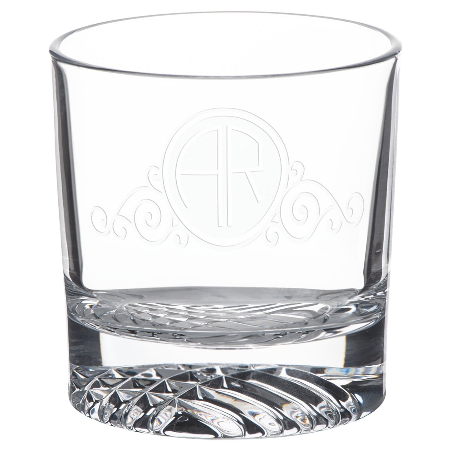 Personalized Criss-Cross Decanter and Glasses Set - Etchified-Polar Camel®-DC401