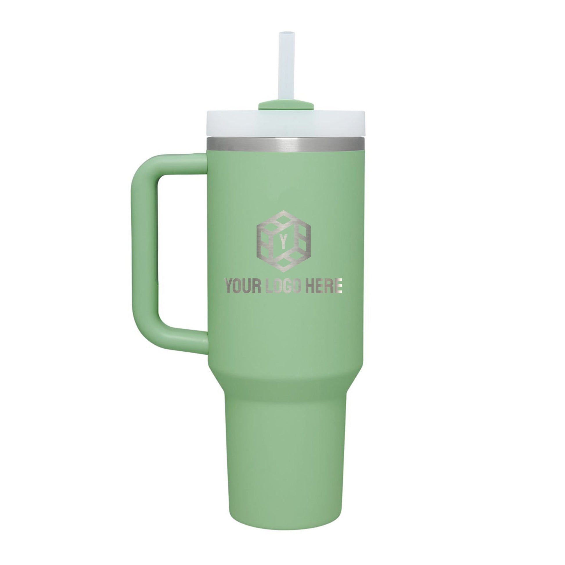 Personalized STANLEY® Quencher H2.0 FlowState™ Tumbler - 40 oz - Etchified-STANLEY®-1603-01JADE
