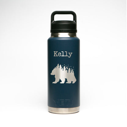 Personalized YETI® 36oz (1L) Bottle with Chug Cap - Etchified - YETI® - YRAM36NAVY