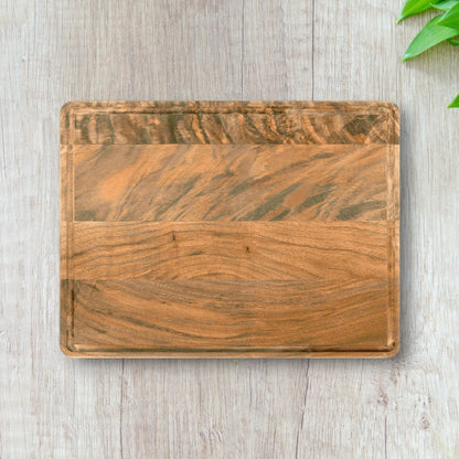 Walnut Charcuterie / Cutting Board - 8.75"x11.5" Rectangle with Juice Groove - Etchified - Etchified - GFT492