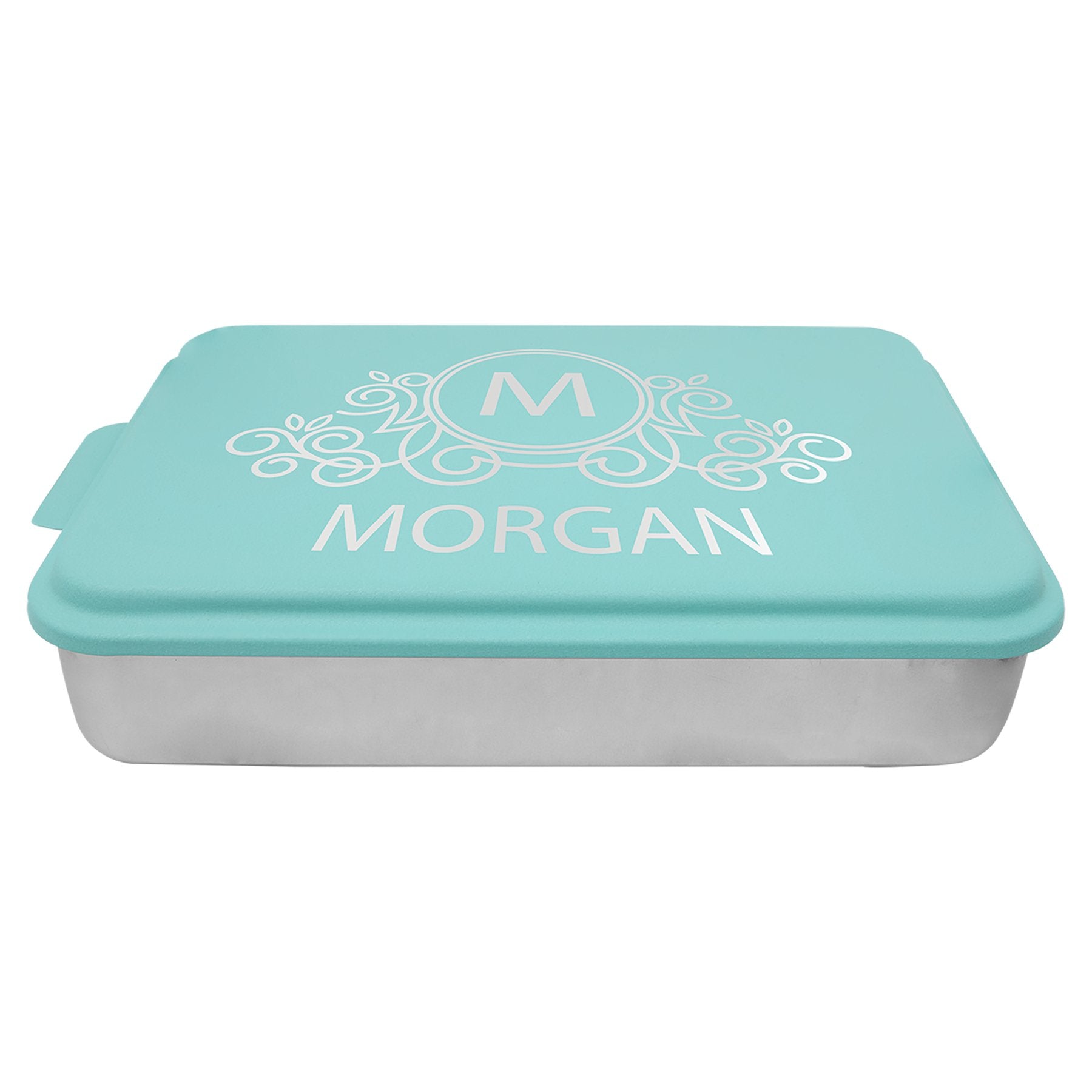 Reviews: 9X13 Original Cake Pan & Lid, Turquoise Smooth Semigloss Finish -  $31.99 : That's My Pan!, Personalized Cake Pans and More