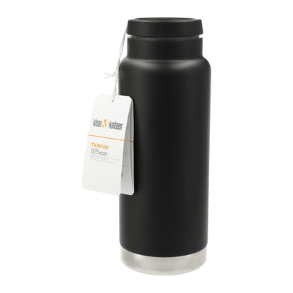 Personalized Klean Kanteen® 32oz Eco TKWide Loop Cap Water Bottle - Etchified-Klean Kanteen®-ETC-PCNA-1600-44-1600-44BK