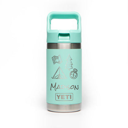Custom Engraved YETI 12oz Rambler Jr Kids Water Bottle – Curated