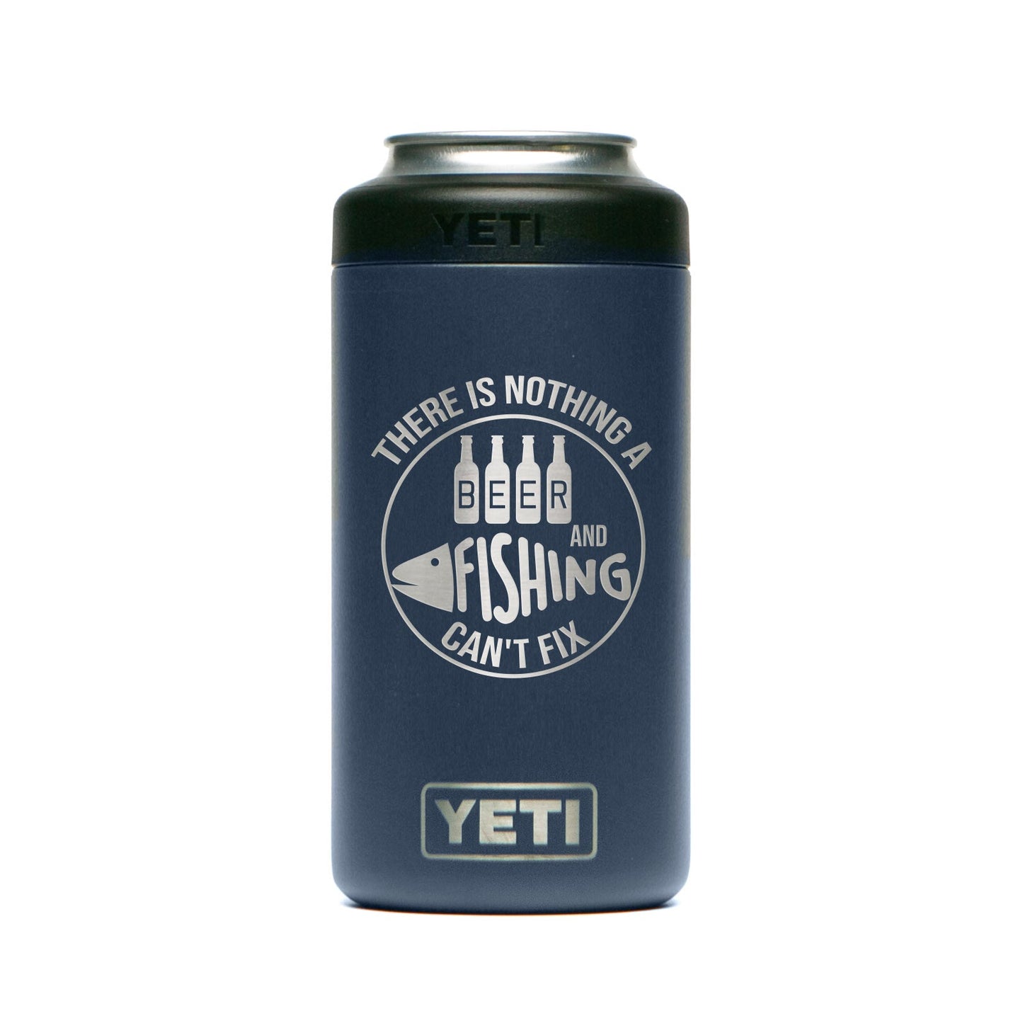 16oz-laser Engraved Personalized Name on a Yeti Tall Can Colster